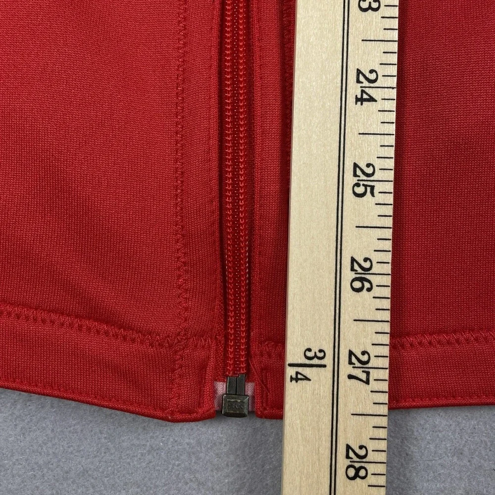 Nike Jacket Mens M Red Ohio State Buckeyes Dri-FIT Full Zip‎ Collegiate Athletic